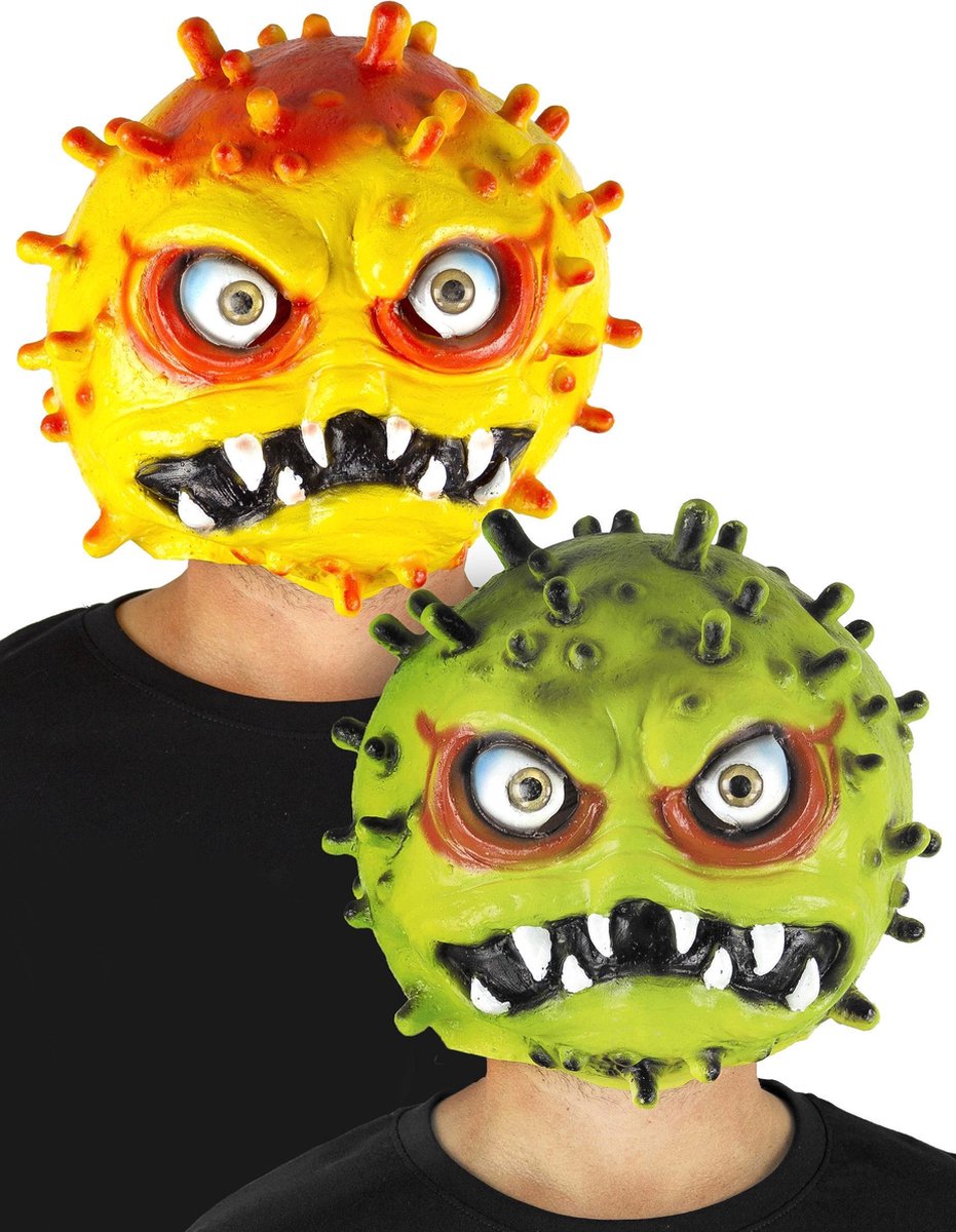 PARTYPRO - Corona virus masker voor volwassenen - Maskers > Integrale maskers